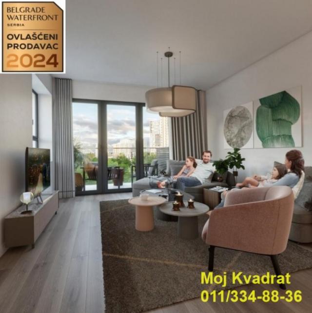 Savski venac, Beograd na vodi - BW King's Park Residence, 153m2 - PENTHAUS - BEZ PROVIZIJE ZA KUPCE!