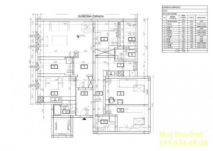 Novi Beograd, Blok 72 - Dr Ivana Ribara, 132m2