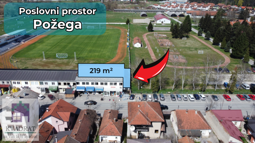 Poslovni prostor 219 m², Požega – 145 000 €