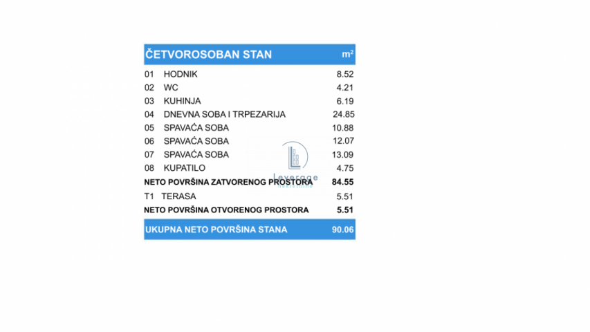 Lux novogradnja, Zemun, 4. 0, 90 m2 cena + PDV