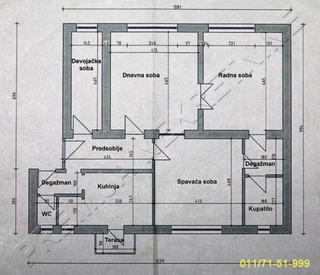 4. 0, Gavrila Principa, 89m2 idealan za poslovni prostor