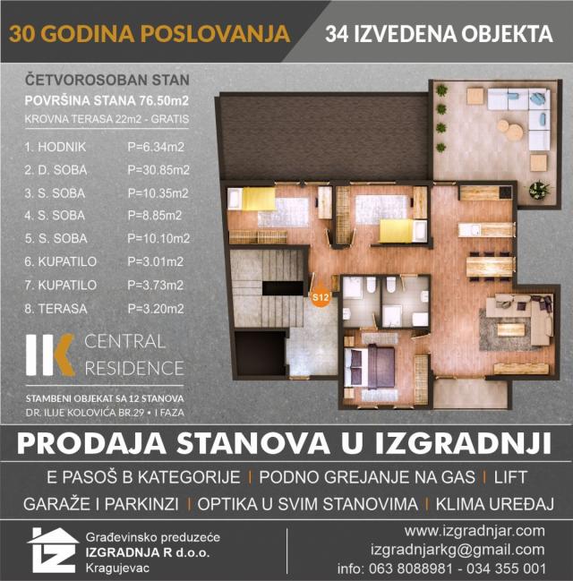 Central Residence - Ilije Kolovića 29 i 31