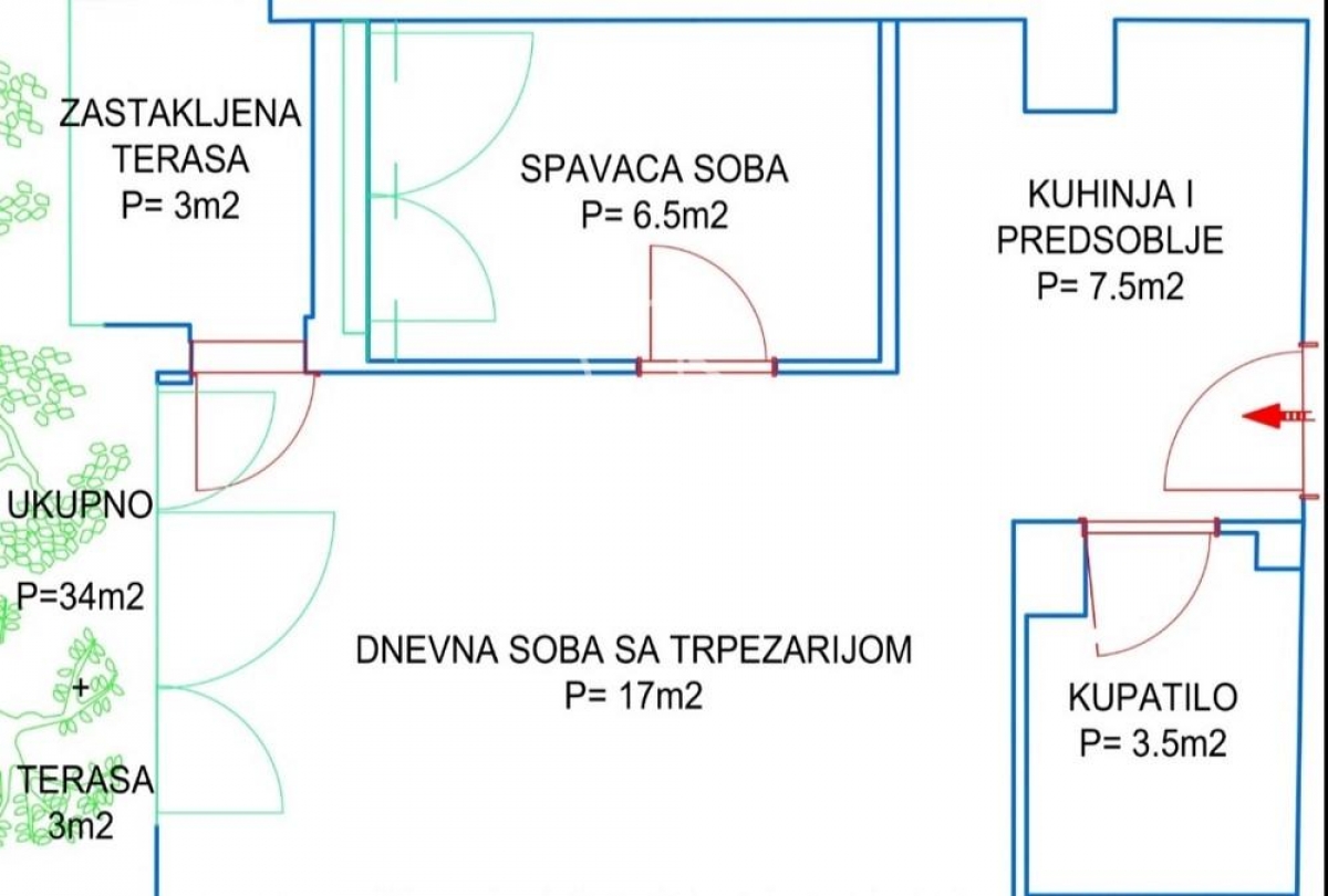 Centar, 27. marta, 34m2 ID#8093