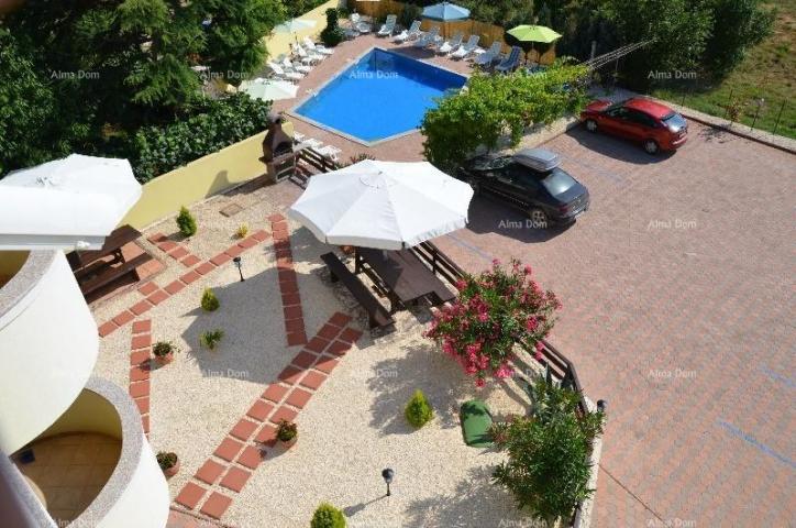 House Apartment building with pool in a great location, overlooking the sea in Medulin