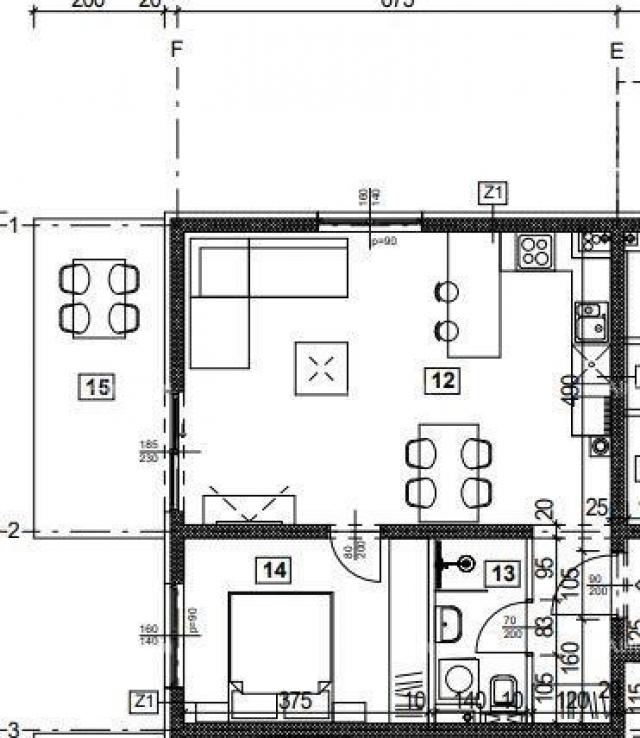 Wohnung Apartment C im Erdgeschoss im Erdgeschoss mit einem Garten