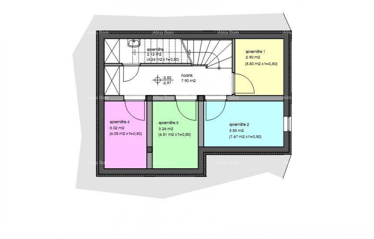 Wohnung Luxuriöse zweistöckige Wohnung mit Meerblick