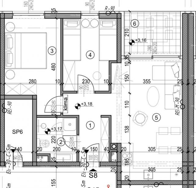 Wohnung Neubauprojekt in Pula! Modernes Apartmenthaus in der Nähe des Stadtzentrums.