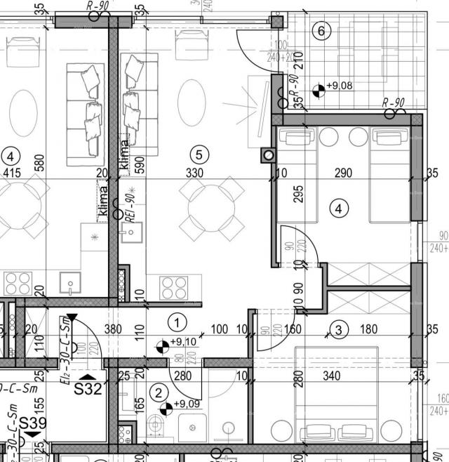 Wohnung Neubauprojekt in Pula! Modernes Apartmenthaus in der Nähe des Stadtzentrums.