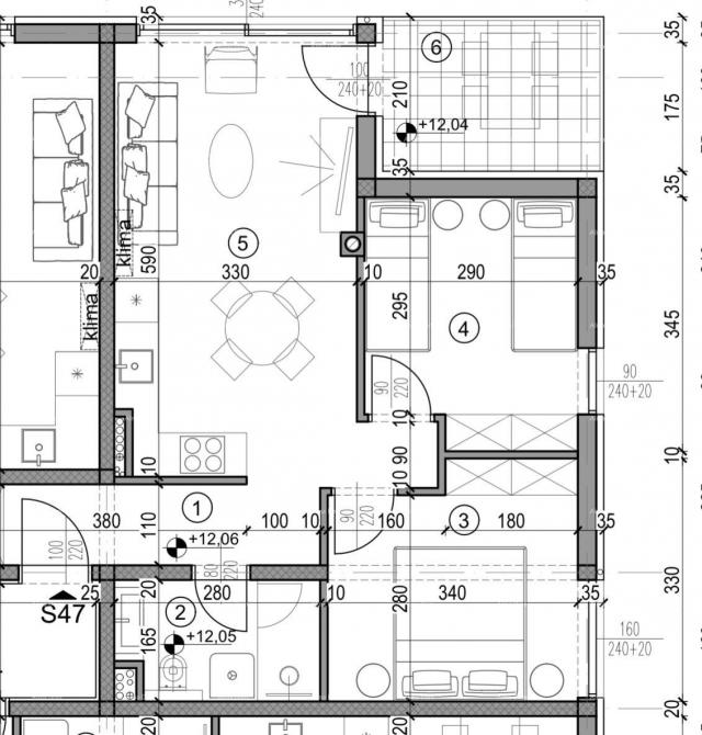 Apartment New building project in Pula! Modern apartment building close to the city centre.