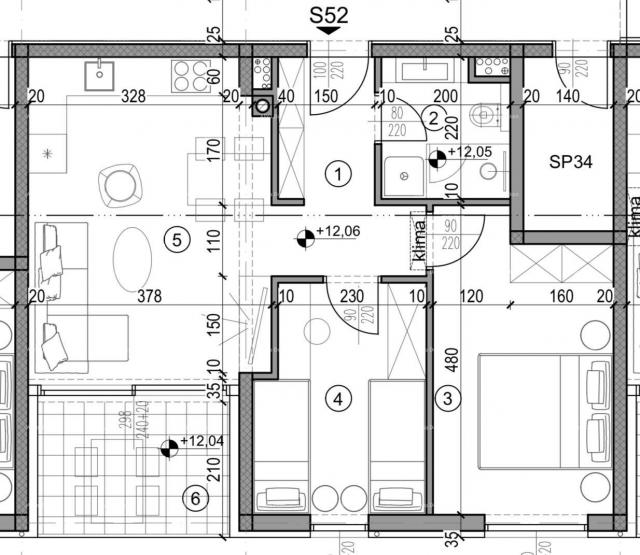 Wohnung Neubauprojekt in Pula! Modernes Apartmenthaus in der Nähe des Stadtzentrums.