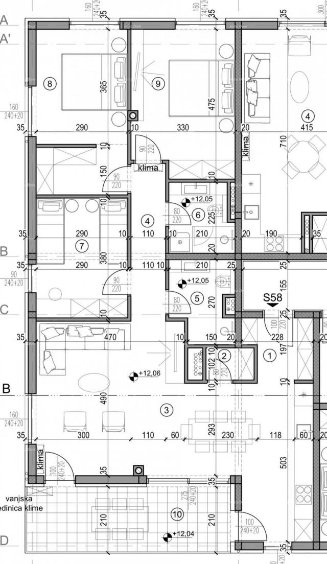 Apartment New building project in Pula! Modern apartment building close to the city centre.