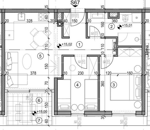 Apartment New building project in Pula! Modern apartment building close to the city centre.