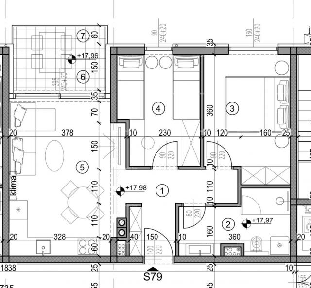 Wohnung Neubauprojekt in Pula! Modernes Apartmenthaus in der Nähe des Stadtzentrums.