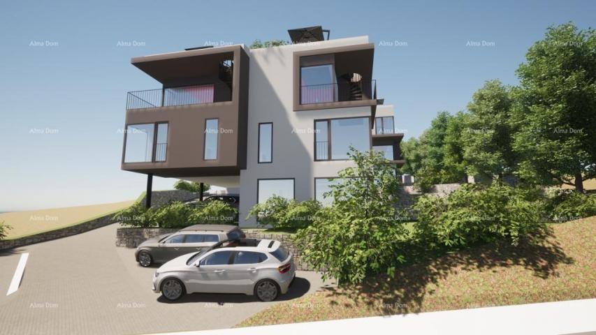 Wohnung Verkauf moderner, exklusiver Maisonette-Wohnungen in einem neuen Wohnprojekt, Opatija, S3