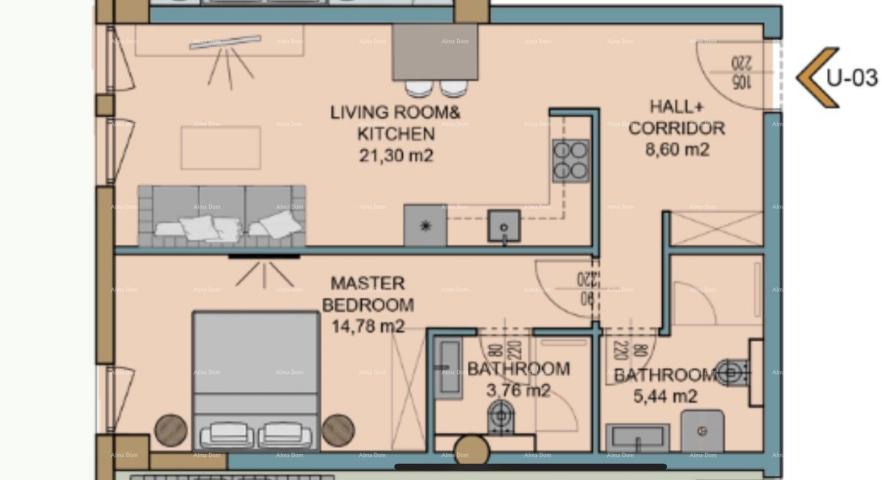 Wohnung Pula! Wohnung im Stadtzentrum!