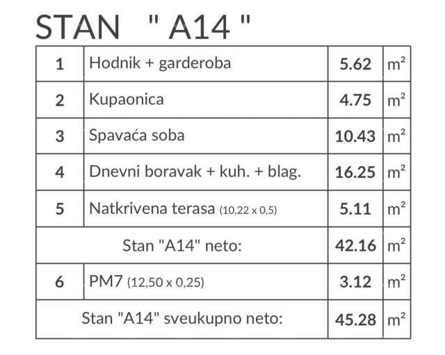 Stan Prodaja stanova u novom modernom projektu, Pula, A14