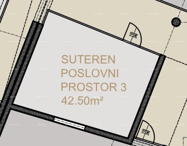 Geschäftsraum Verkauf von Büroflächen in einem neuen Geschäfts- und Wohnprojekt, Poreč