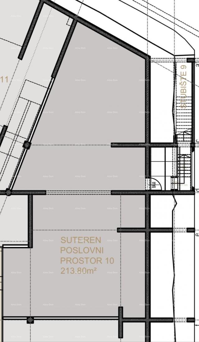 Geschäftsraum Verkauf von Büroflächen in einem neuen Geschäfts- und Wohnprojekt, Poreč