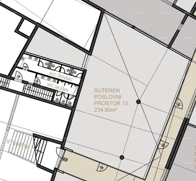 Geschäftsraum Verkauf von Büroflächen in einem neuen Geschäfts- und Wohnprojekt, Poreč