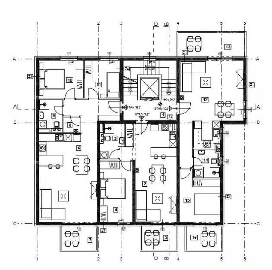 Wohnung Wohnungen zum Verkauf in einem neuen Projekt im Bau, Vabriga