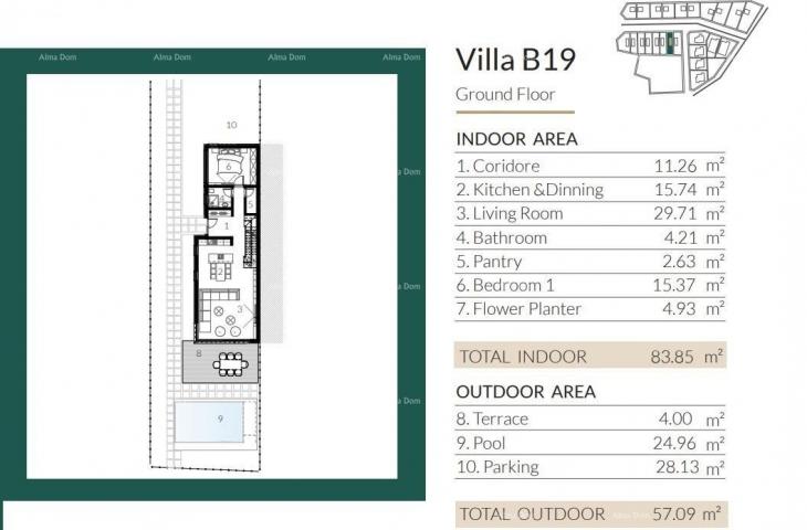 Vila Prodaja modernih vila u predivnom stambenom naselju, Umag