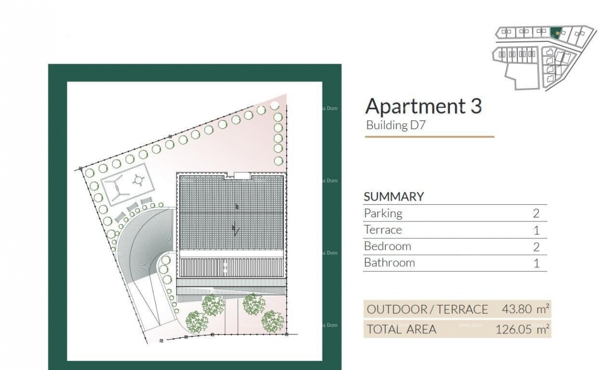 Stan Prodaja modernih apartmana u predivnom stambenom naselju, Umag A3-D7