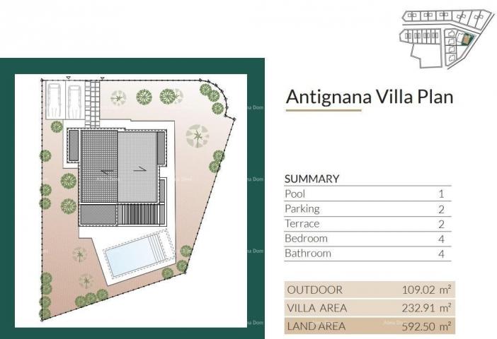 Kuća Prodaja modernih vila u predivnom stambenom naselju, Umag