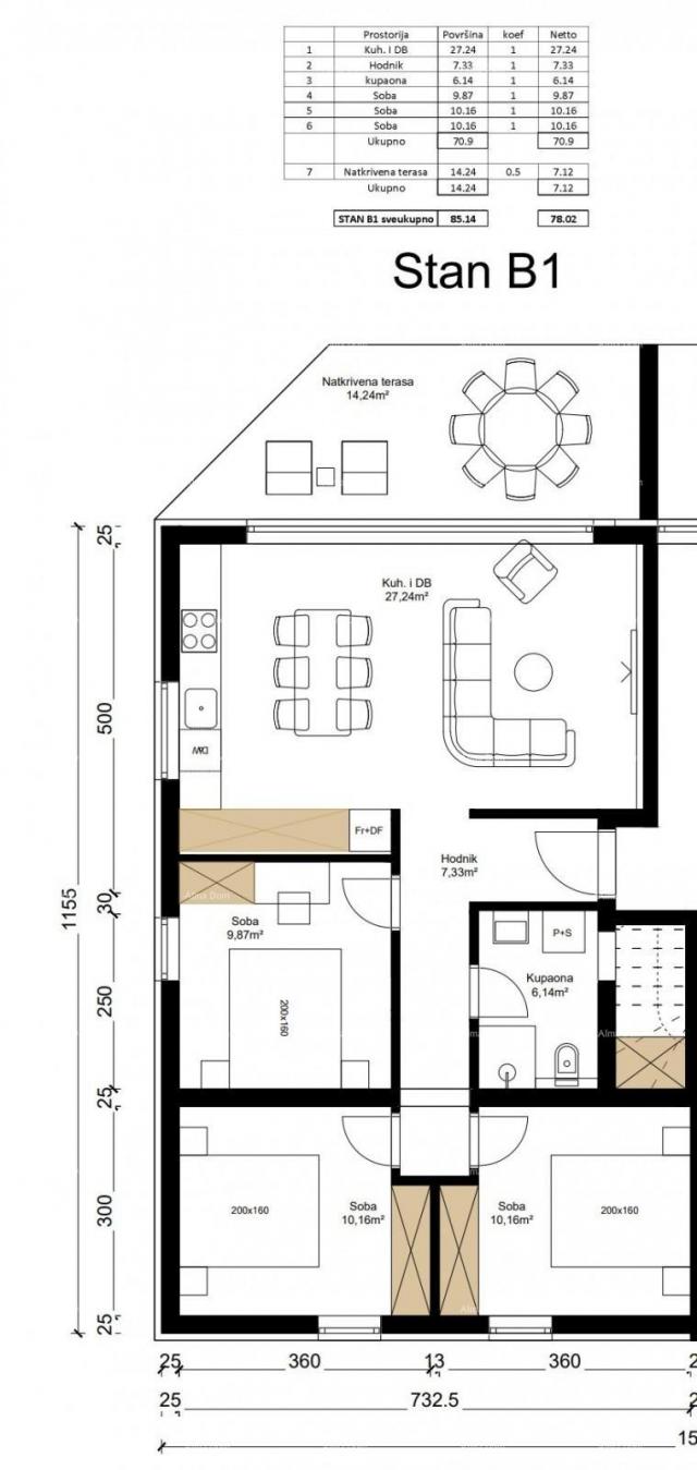 Wohnung Wohnung zum Verkauf in einem neuen Gebäude, Tar