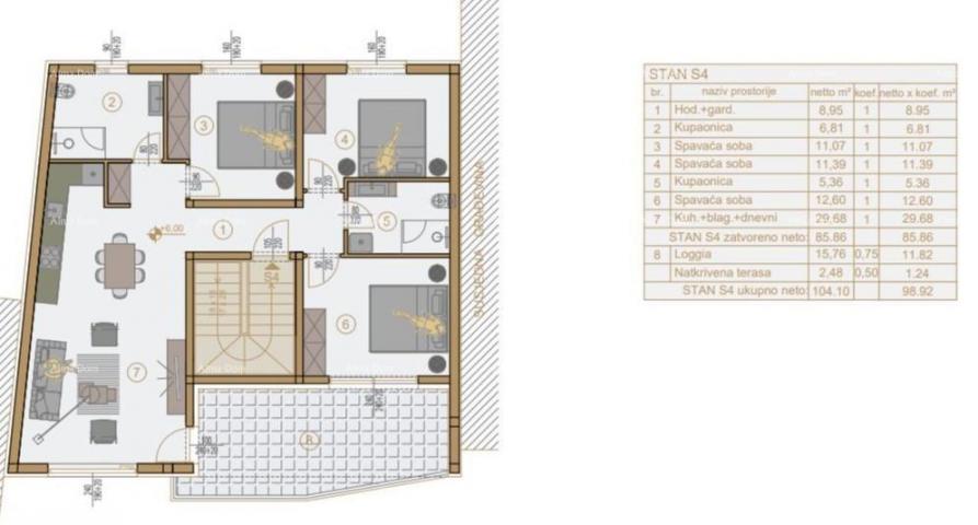 Wohnung Wohnung in attraktiver Lage - S4, Veruda