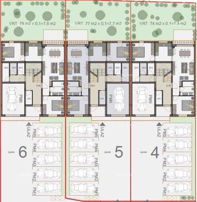 Wohnung Neubau! Zum Verkauf steht eine Dreizimmerwohnung in Pula