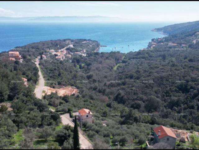 Building land Building plot for sale, Labin, with sea view and project