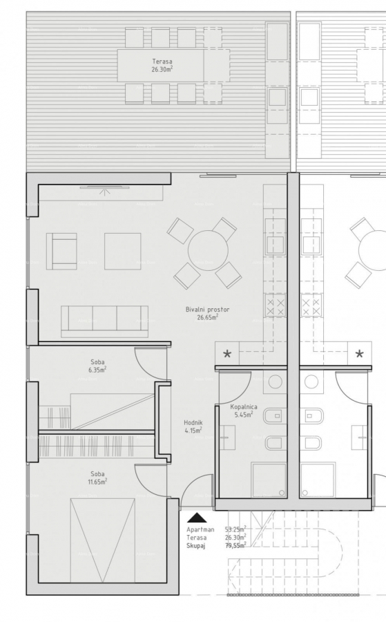 Wohnung Wohnungen zum Verkauf in einem neuen Projekt, in der Nähe von Umag! S13