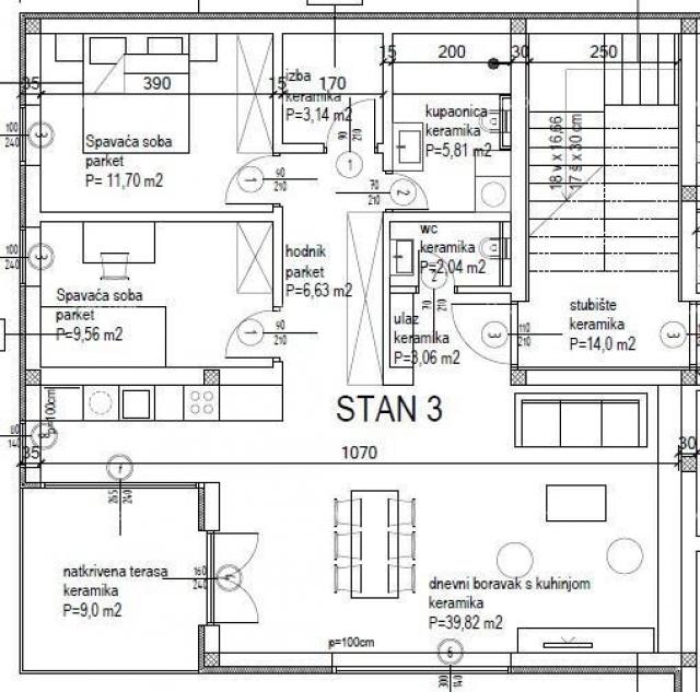 Wohnung Wohnungen zum Verkauf im Neubau, Kanfanar!