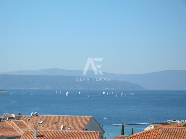 Malinska, semi-detached house with garage and office space. Sea View! ID 34