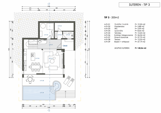 Opatija, Umgebung, Villa im Bau mit Meerblick! ID 189