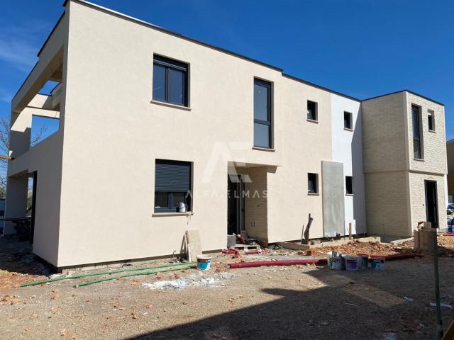 Malinska, surroundings, newly built semi-detached house with sea view!! ID 226