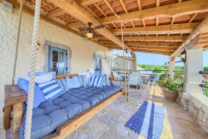 Malinska, rustic stone villa with pool!! ID 322