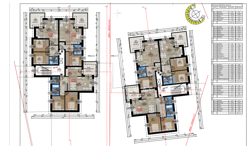 Šilo, neu gebaute Zweizimmerwohnung, erste Reihe zum Meer!! ID 353