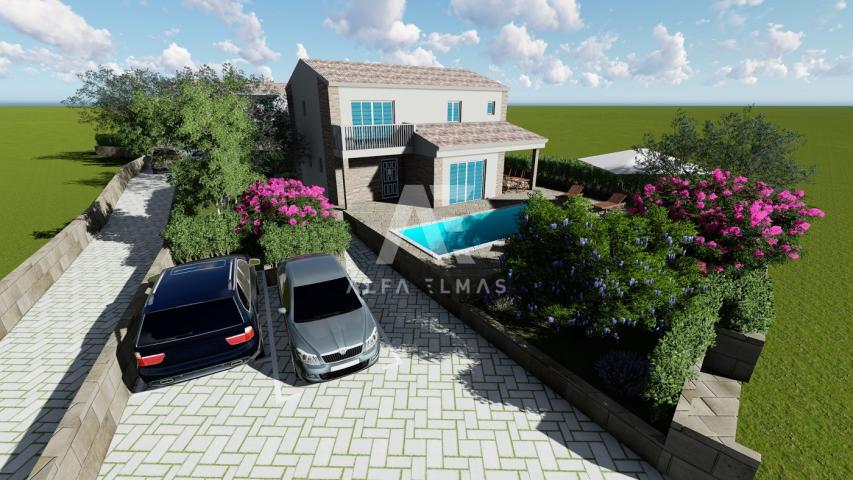 Dobrinj, surroundings, luxurious detached villa with pool! ID 370