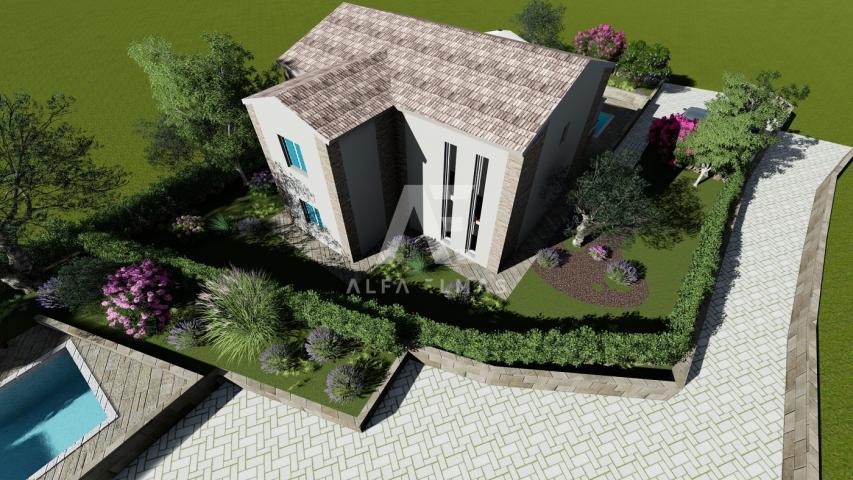 Dobrinj, surroundings, luxurious detached villa with pool! ID 370