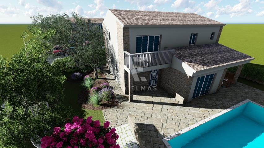 Dobrinj, surroundings, luxurious detached villa with pool! ID 370