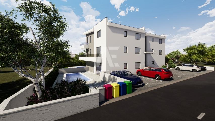 Malinska, surroundings, newly built two bedroom apartment with pool!! ID 438