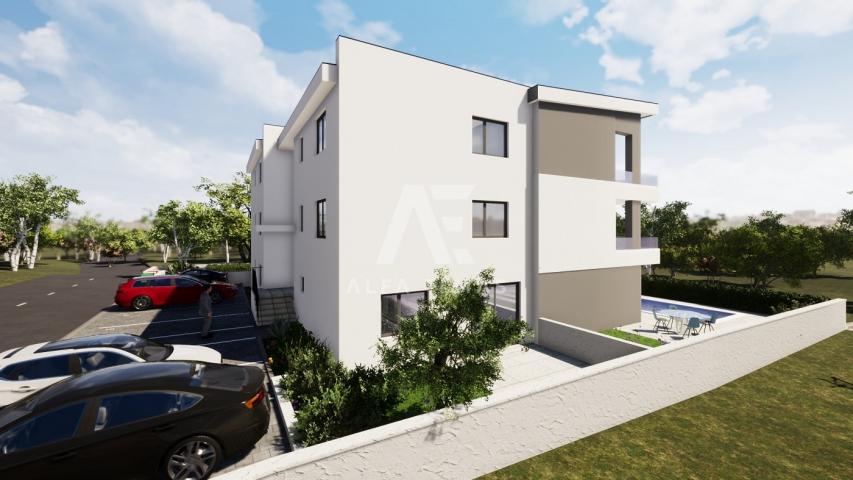 Malinska, surroundings, newly built two bedroom apartment with pool!! ID 438