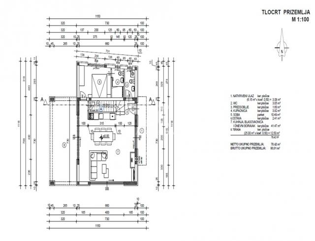 Malinska, surroundings, villa under construction with swimming pool in a quiet location!! ID 502