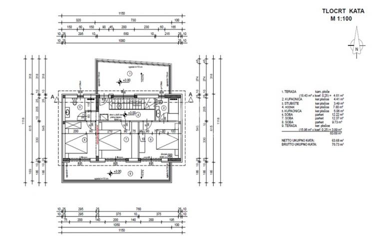 Malinska, Umgebung, im Bau befindliche Villa mit Pool in ruhiger Lage!! ID 502