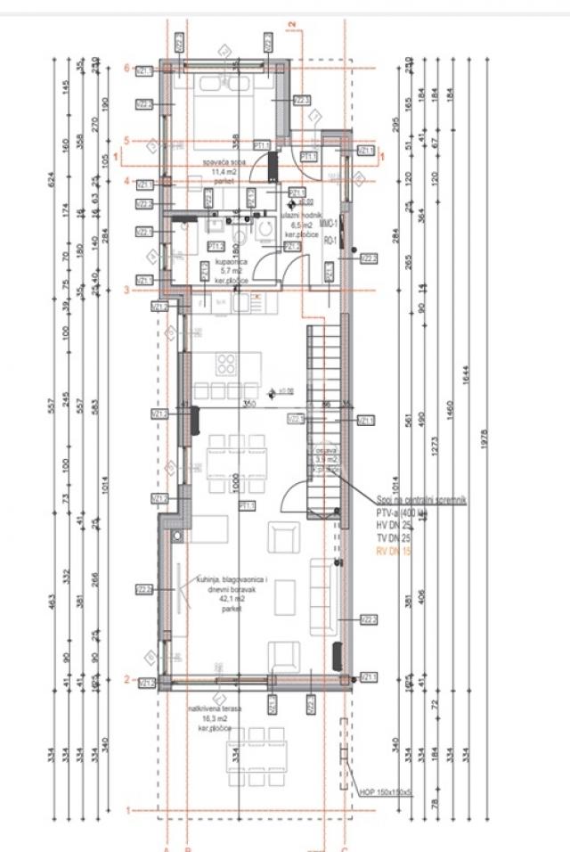 Draga Bašćanska, building plot with building permit! ID 519