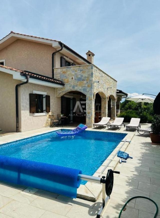 Linardići, new stone house with pool and sea view! ID 573