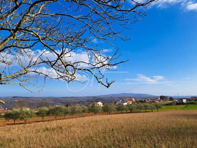 Građevinsko zemljište sa projektom i dozvolom, okolica Barbana