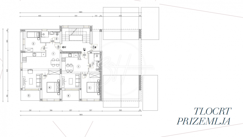 Wohnung Pula, 54,88m2