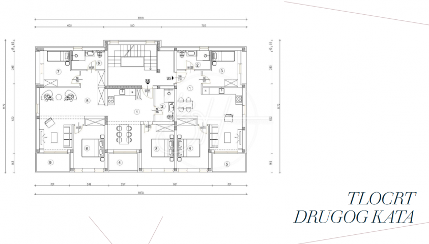 Wohnung Pula, 54,88m2